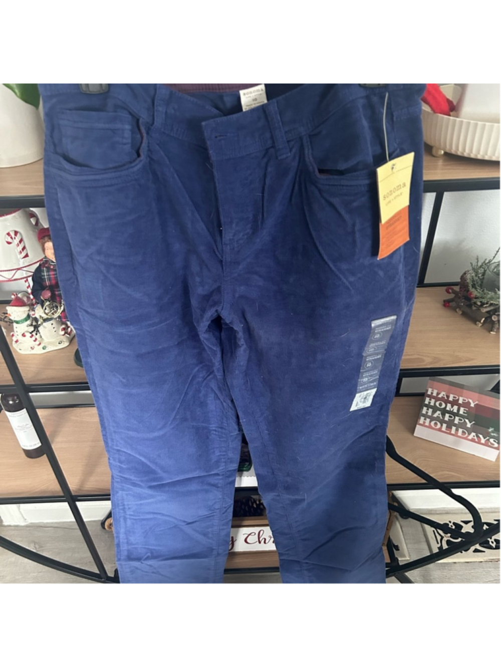 Sonoma Navy Corduroy Trousers new size 10 regular